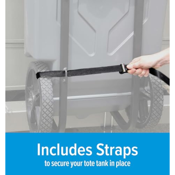 Camco Rhino RV Tote Tank Holder for Easy Waste Management