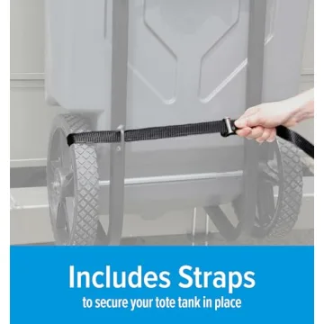 Camco Rhino RV Tote Tank Holder for Easy Waste Management