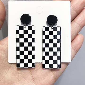 Unique Vintage Statement Drop Earrings for Women Gift