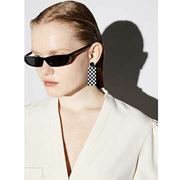 Unique Vintage Statement Drop Earrings for Women Gift