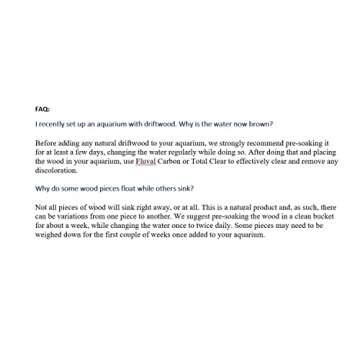 Fluval Mopani Driftwood, Aquarium Decoration, Small, 11817A1