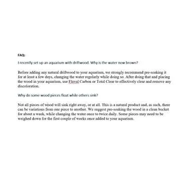 Fluval Mopani Driftwood, Aquarium Decoration, Small, 11817A1