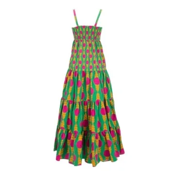 Women Y2k Boho Maxi Dress Vintage Floral Tie Shoulder Strap Sleeveless A Line Long Dress Summer Beach Flowy Dresses