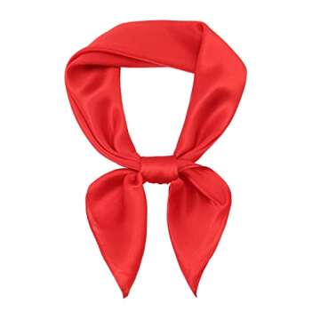 RIIQIICHY Head Scarf for Women - Luxury Silk Hair Scarf 27.5 x 27.5 Inches