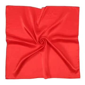 RIIQIICHY Silk Head Scarf for Women 27.5 Inch Soft