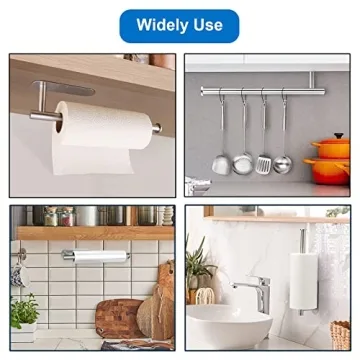 Searik Stylish Under Cabinet Paper Towel Holder  - Durable & Space-Saving