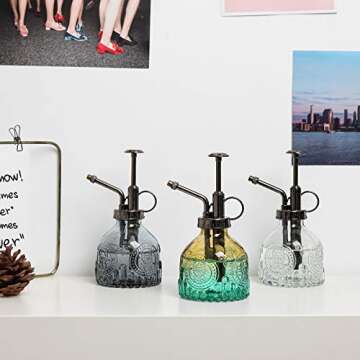 T4U Glass Plant Mister 200ML Vintage Decorative Sprayer