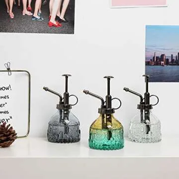 T4U Glass Plant Mister 200ML Vintage Decorative Sprayer