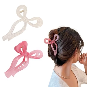 Ayesha Bows Claw Clips for Thick Hair - Charming Design