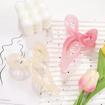 Ayesha Bows Claw Clips for Thick Hair - Charming Design