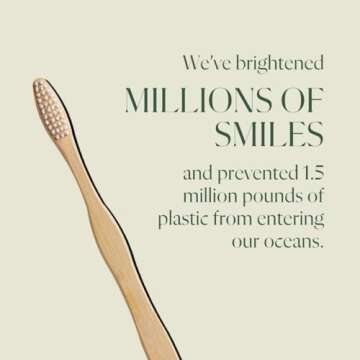 Eco-Friendly Plus Ultra Bamboo Toothbrush - Dentist Approved