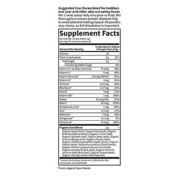 Garden of Life Organic Kids Multivitamin Powder for Toddlers