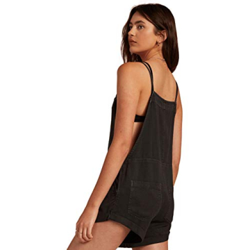 Billabong Wild Pursuit Stylish Women's Overalls - Off Black