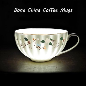 BigNoseDeer Elegant Porcelain Tea Cup Set - Unique Gift!