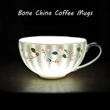 BigNoseDeer Elegant Porcelain Tea Cup Set - Unique Gift!