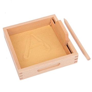 Montessori Letter Formation Sand Tray for Kids Writing Skills