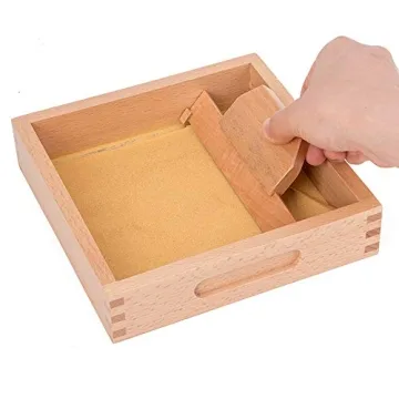 Montessori Letter Formation Sand Tray for Kids Writing Skills