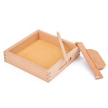 Montessori Letter Formation Sand Tray for Kids Writing Skills