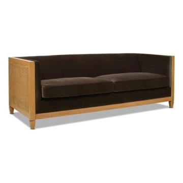 Jennifer Taylor Home Georgia Cane Rattan Tuxedo Seating Collection (Sofa)