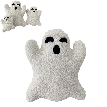TOKZON Ghost Pillow Halloween, Halloween Throw Pillows Decorative Spooky Pillows, Cute Ghost Plush G...