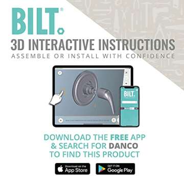 Danco 10562 Fits 1300/1400 MultiChoice 13/14 600 Series Delta Shower Valve Trim Kit, Oil Rubbed Bronze