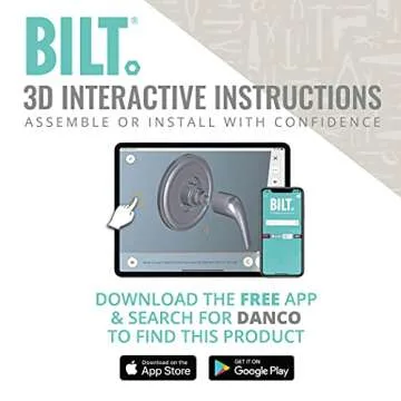 Danco 10562 Fits 1300/1400 MultiChoice 13/14 600 Series Delta Shower Valve Trim Kit, Oil Rubbed Bronze