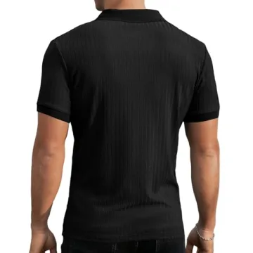 Askdeer Men's Slim Fit Muscle Polo Shirt for All Occasions