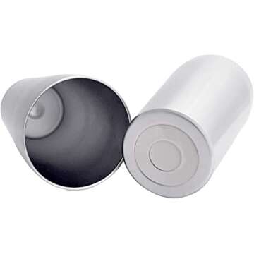 Stainless Steel Vacuum Insulated Pint Glasses Set of 4