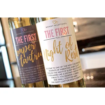 Mommy Milestone Wine Labels - Perfect Gift for New Moms