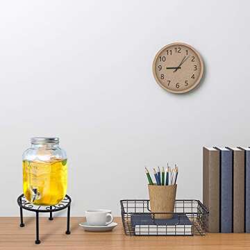 FOHOLA 3 Pack Rustproof Iron Plant Stand for Garden