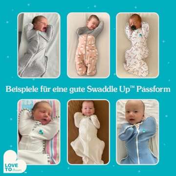 Love to Dream Swaddle UP, Baby Sleep Sack, Self-Soothing Swaddles for Newborns, Get Longer Sleep, Snug Fit Helps Calm Startle Reflex, New Born Essentials for Baby, 1.0 TOG, 5-8.5 lbs, Dreamer