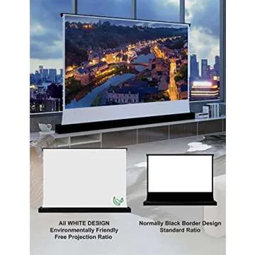 VIVIDSTORM Motorized Projector Screen Ideal for Home Cinema