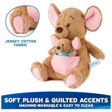 GUND Disney Kanga and Roo Plush Toy: Snuggle Up!