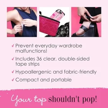 Hollywood Fashion Tape Strips for Wardrobe Malfunctions