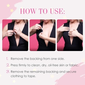 Hollywood Fashion Tape Strips for Wardrobe Malfunctions