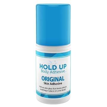 Hold Up Body Adhesive Original - Body Glue for Dancers, Butt Glue for Dancers, Roll On Skin Adhesive...