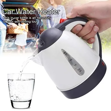 Car Electric Kettle for Travel Hot Beverages Anywhere
