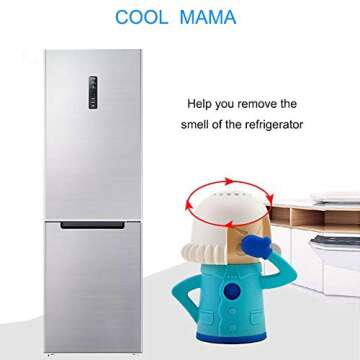 Chilly Mama Refrigerator Deodorizer Remover Absorbs Odors, Cool Mama Freezer Odor Eliminator Fridge ...