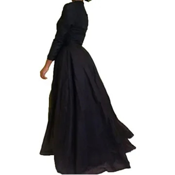 Gothic Lace Dress Gown for Halloween and Parties