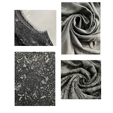 Gothic Lace Dress Gown for Halloween and Parties