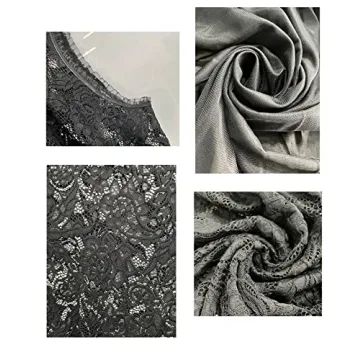 Gothic Lace Dress Gown for Halloween and Parties