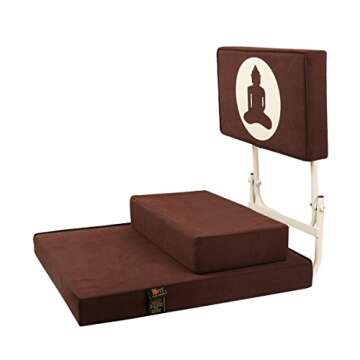 Friends Of Meditation Vipassana Meditation Chair (Brown)