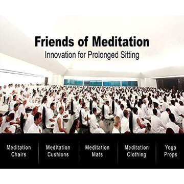 Friends Of Meditation Vipassana Meditation Chair (Brown)