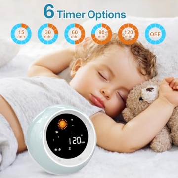 I.CODE Sun & Moon Kids Alarm Clock for Sleep Training
