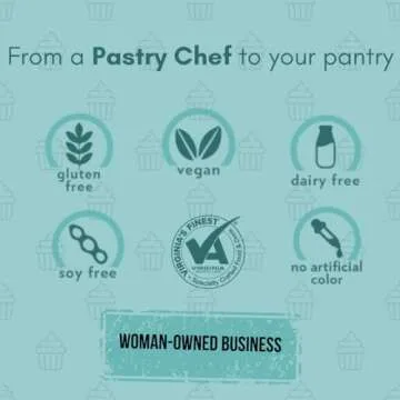 Gluten-Free Gingerbread Tiny House Village Baking Kit. Vegan, Top 9 Allergen Free, Soy Free, Woman Owned.