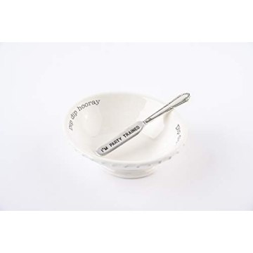 Mud Pie Dip Bowl Set, Hooray, 2" x 6"