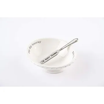 Mud Pie Dip Bowl Set, Hooray, 2" x 6"
