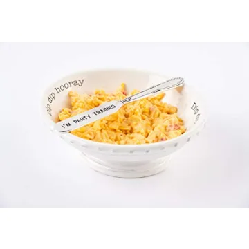 Mud Pie Dip Bowl Set, Hooray, 2" x 6"