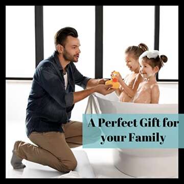 SONORO KATE Bathroom Rugs, Ultra Absorbent & Non-Slip Memory Foam Bath Rugs, Machine Washable Bathro...