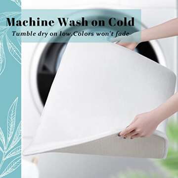 SONORO KATE Ultra Absorbent Non-Slip Bathroom Rugs